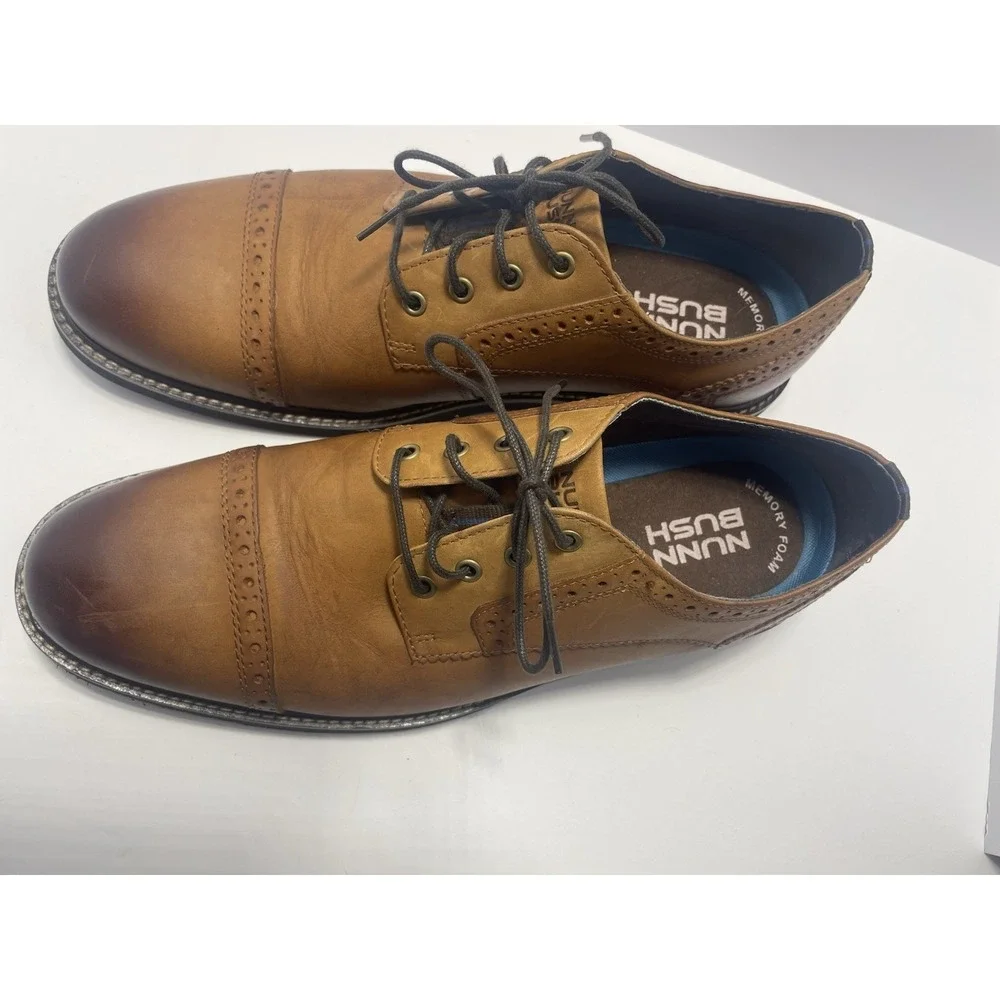Nunn Bush Men's Overland Cap Toe Oxfords 10